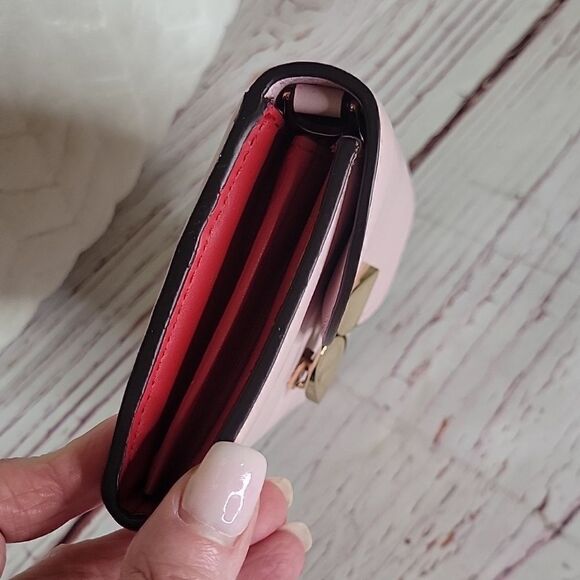 KATE SPADE Pink Smooth Leather Wallet - Picture 3 of 12